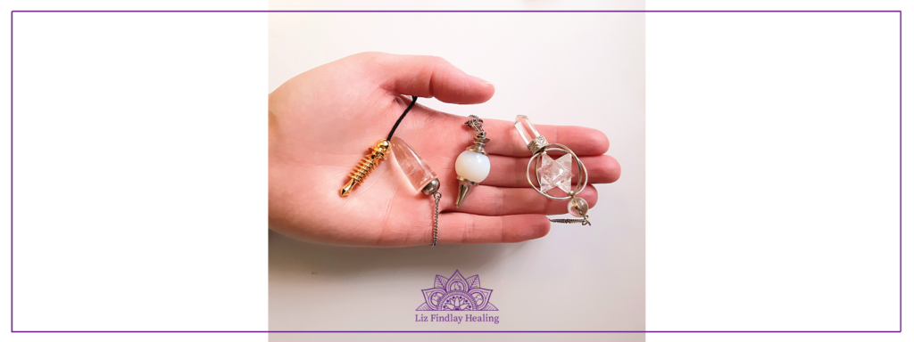 In my video "How to Choose the Right Pendulum for YOU!" I show s selection of my pendulums.