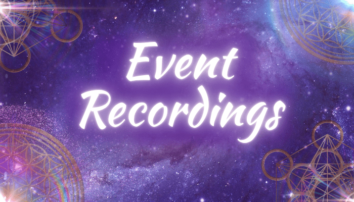 Event Recordings store welcome image